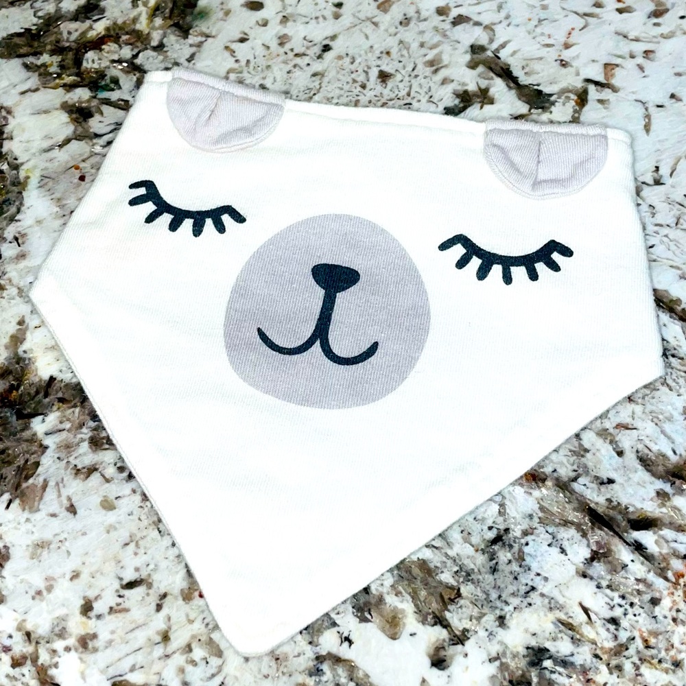 Baby Animal Face Bib